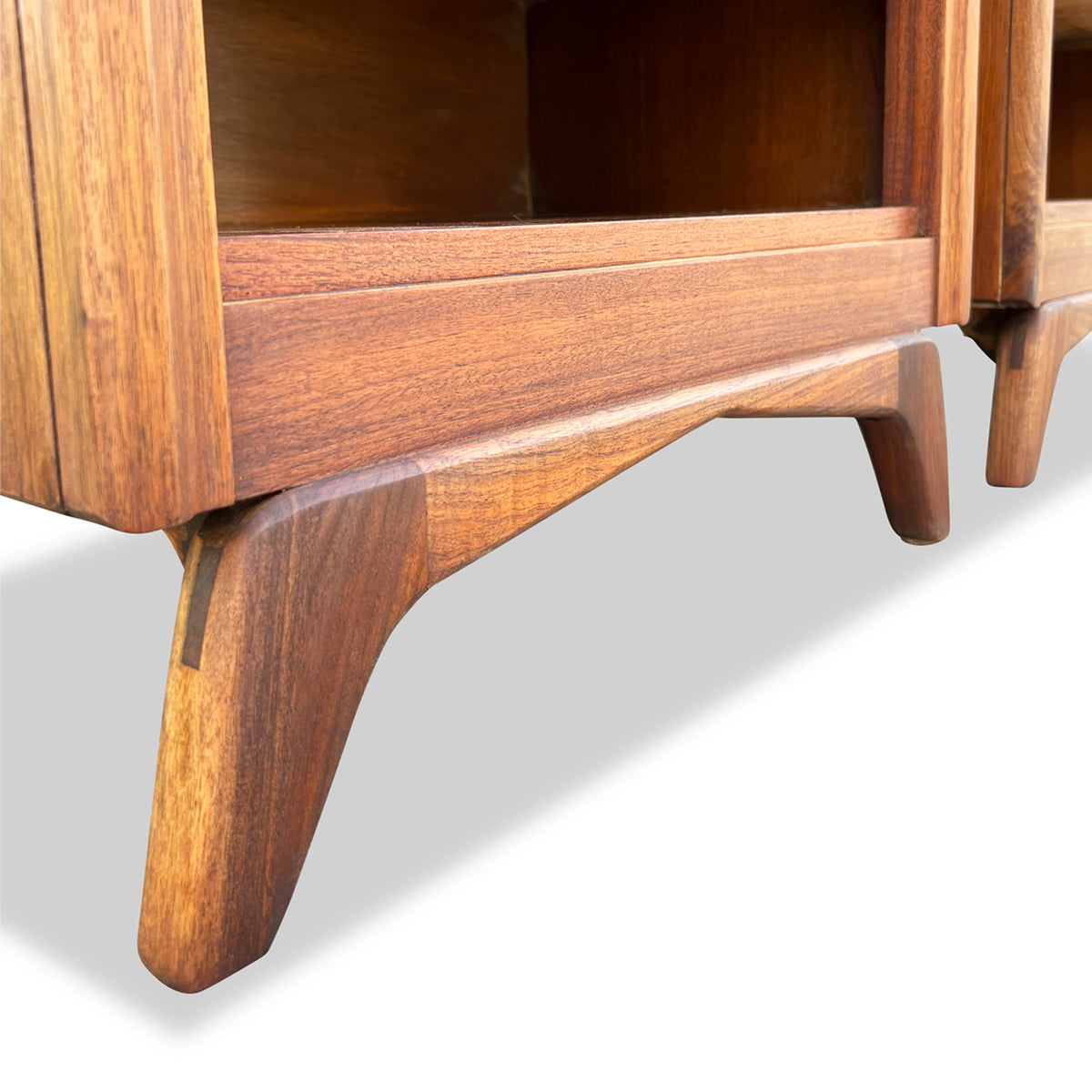 Walnut Nightstands by Vic Art