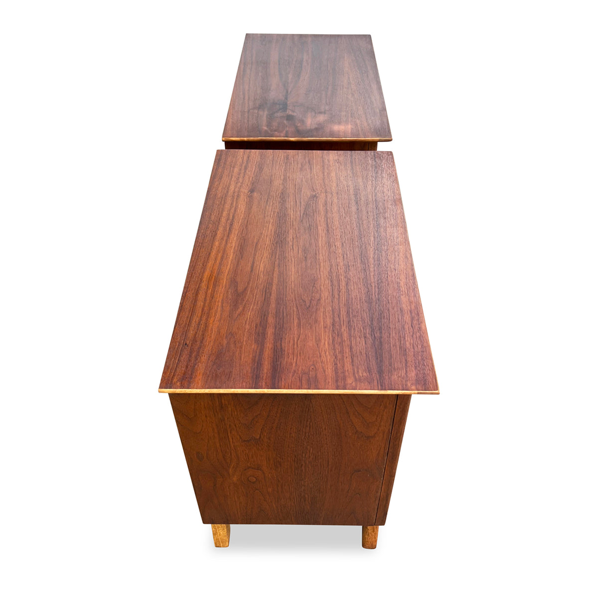 Walnut Nightstands by Vic Art