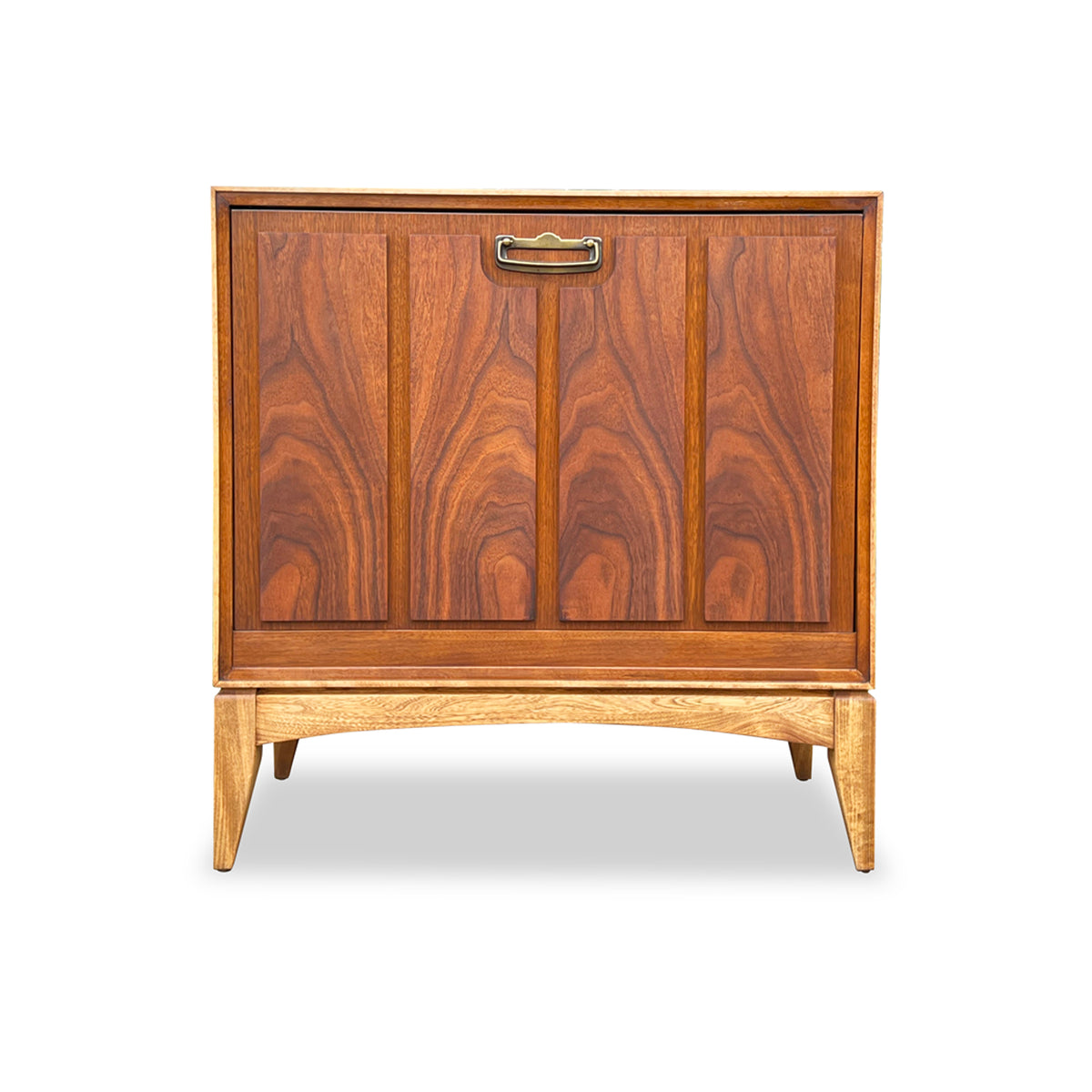 Walnut Record Cabinet