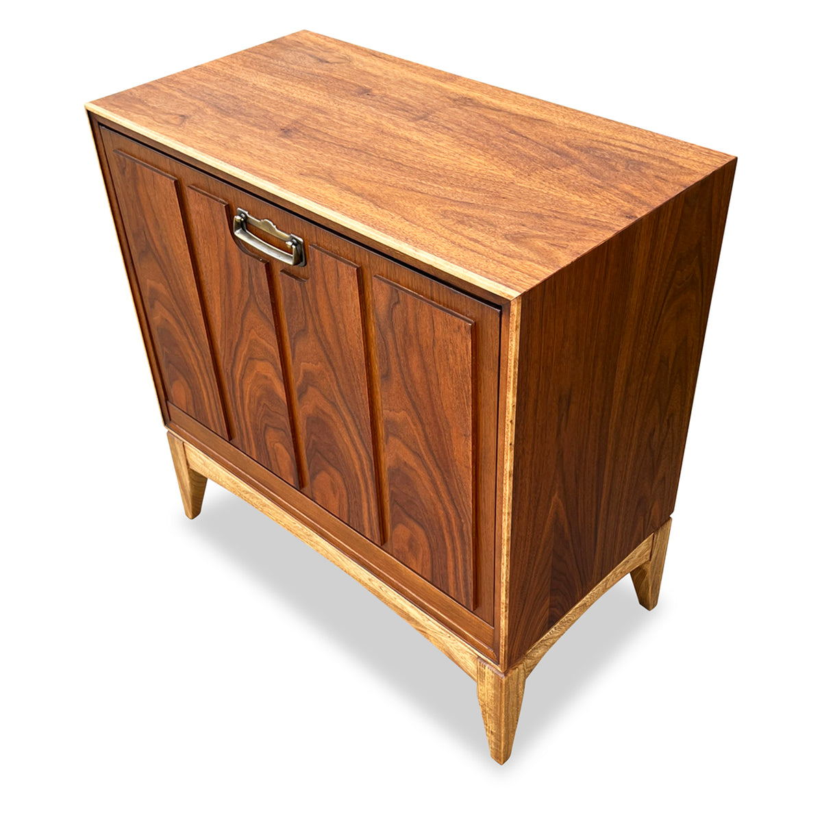 Walnut Record Cabinet