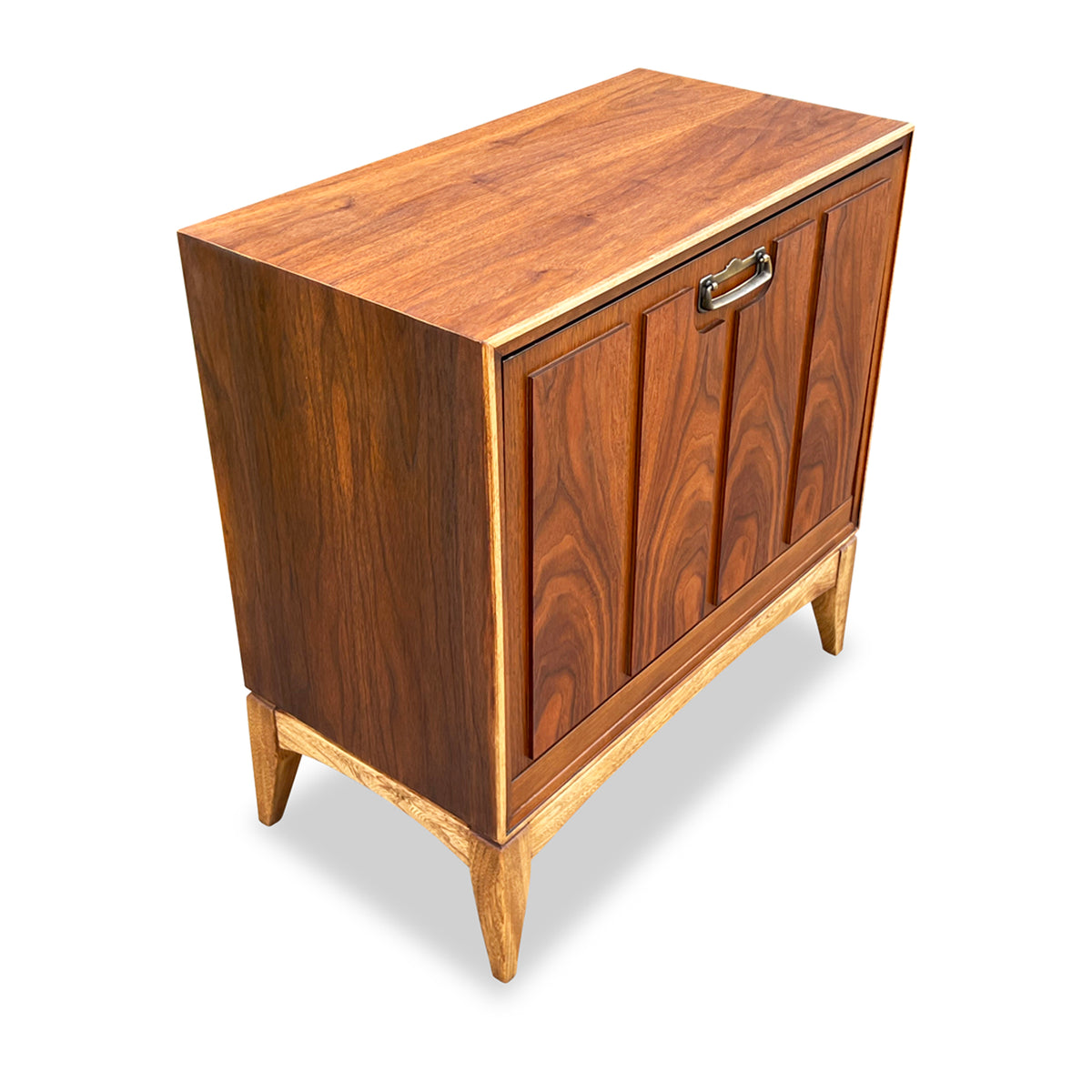 Walnut Record Cabinet