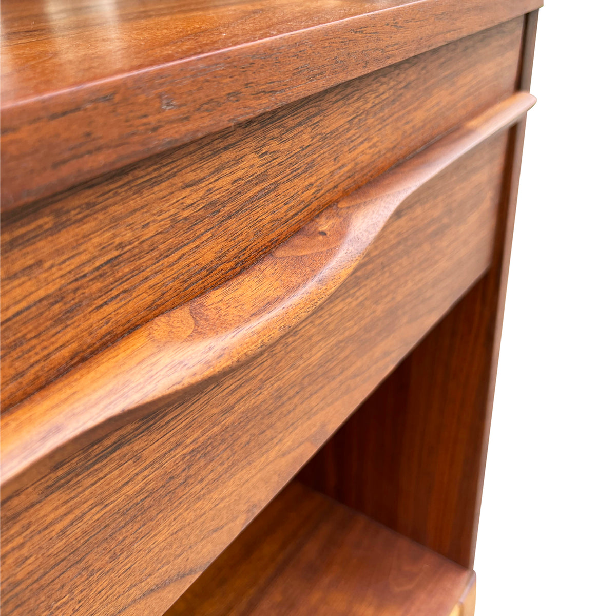Pair of Walnut Nighstands by KF