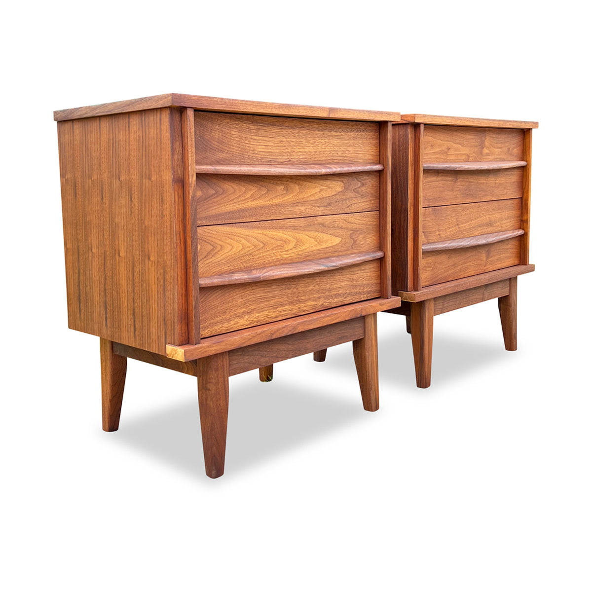 Walnut Nightstands by Princeville