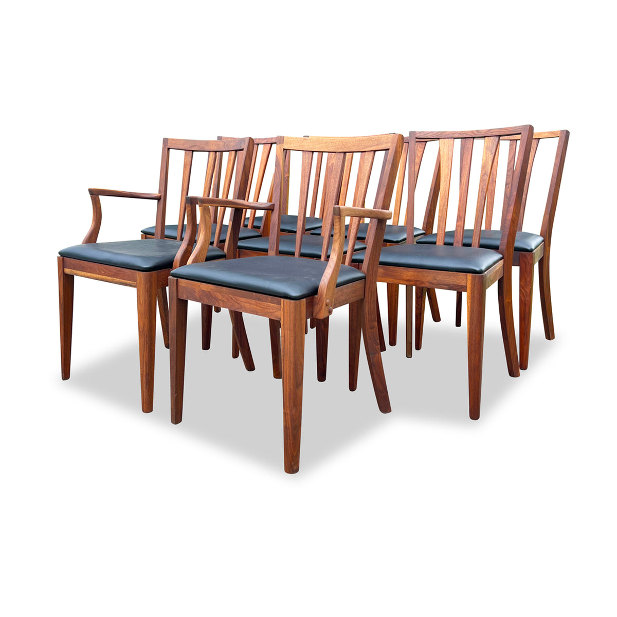 Walnut Dining Chairs by Gibbard