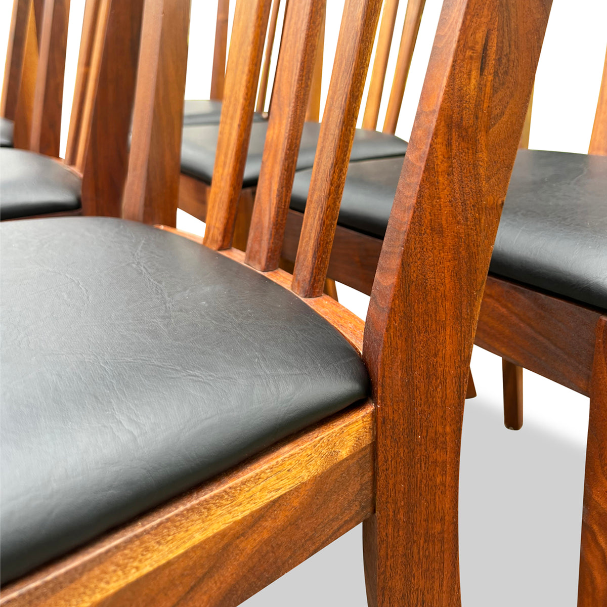 Walnut Dining Chairs by Gibbard