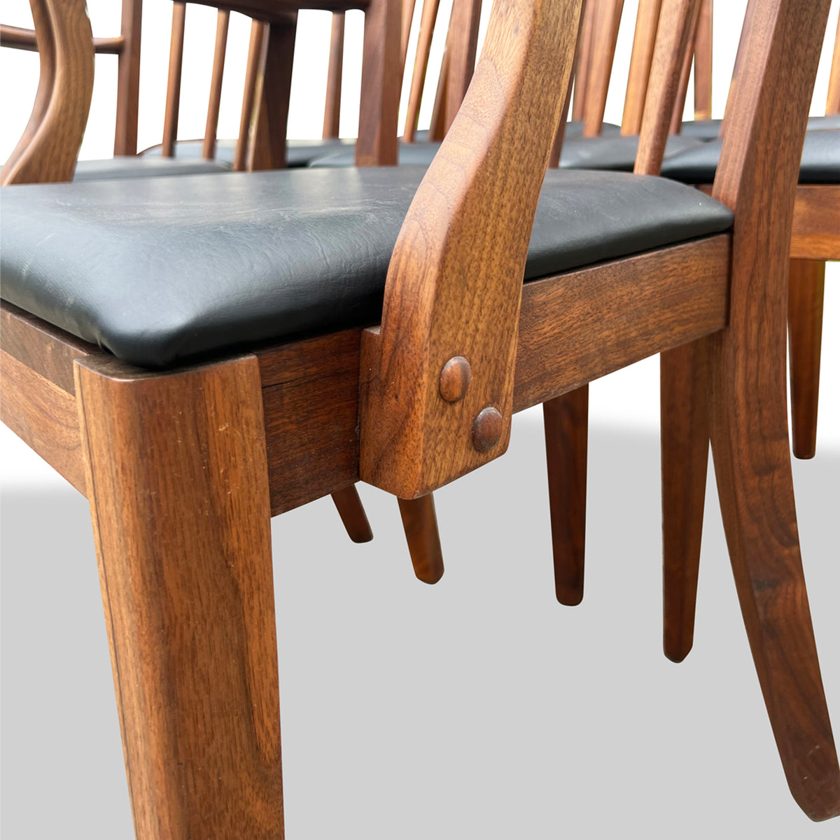 Walnut Dining Chairs by Gibbard
