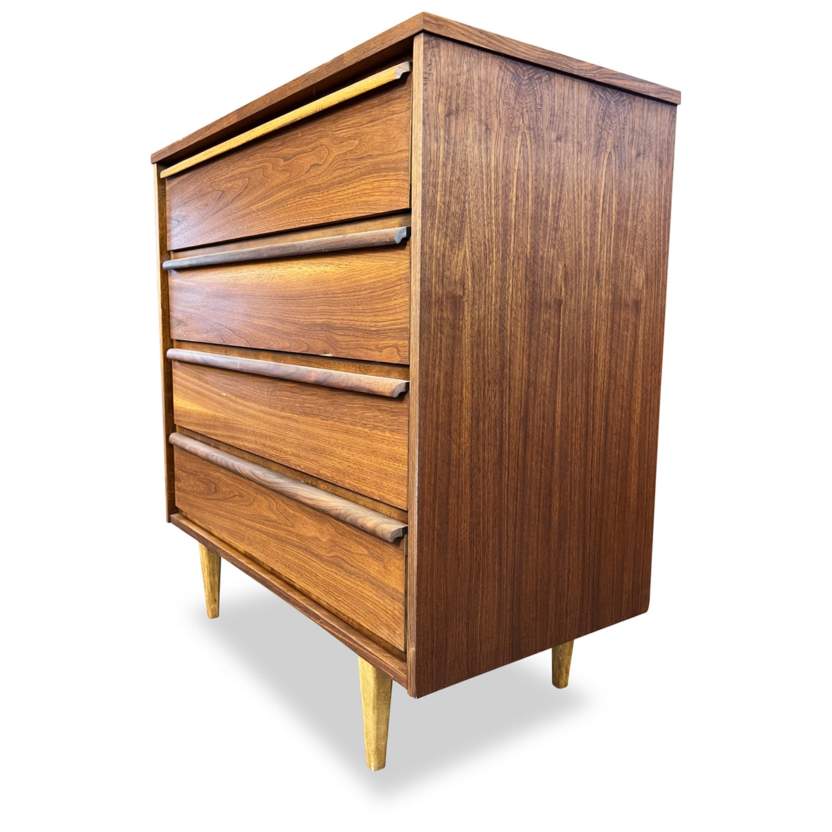 HPL Walnut Chest of Drawers