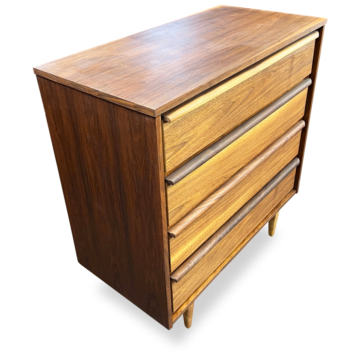 HPL Walnut Chest of Drawers