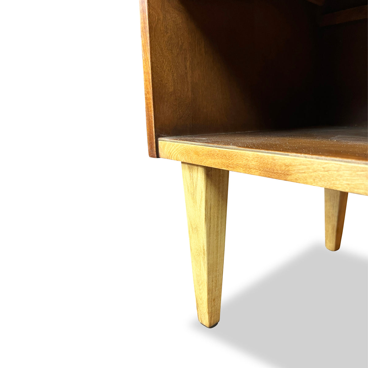 Walnut and Birch Nightstand