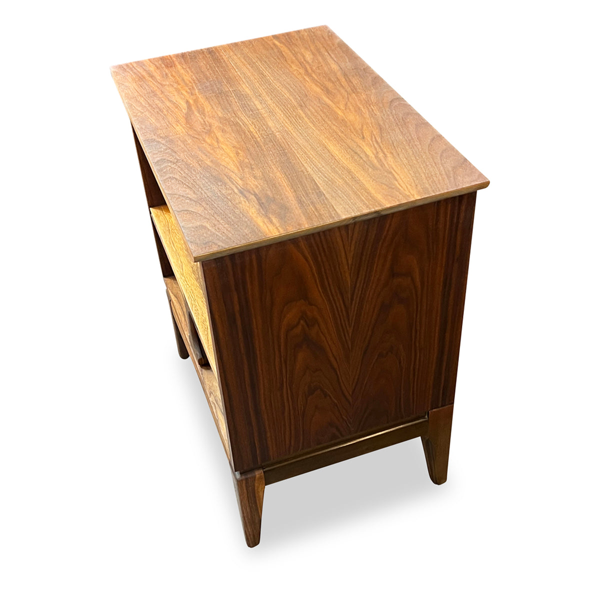 Walnut Nightstand by Gibbard