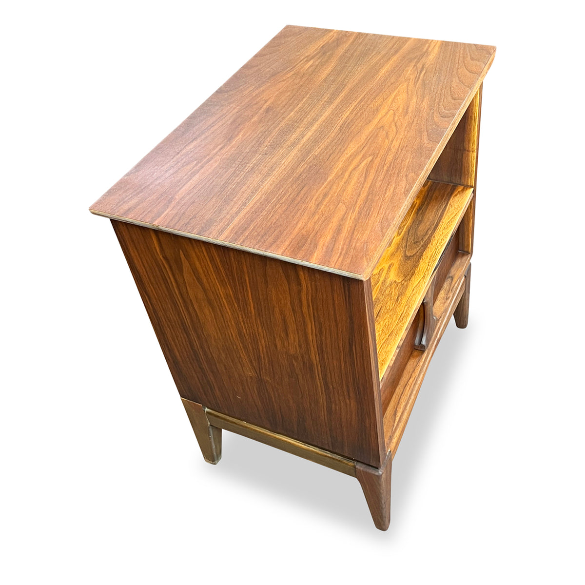 Walnut Nightstand by Gibbard
