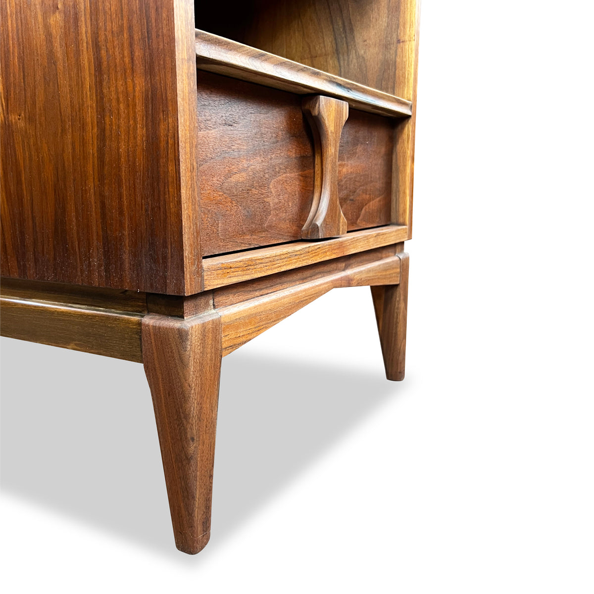 Walnut Nightstand by Gibbard
