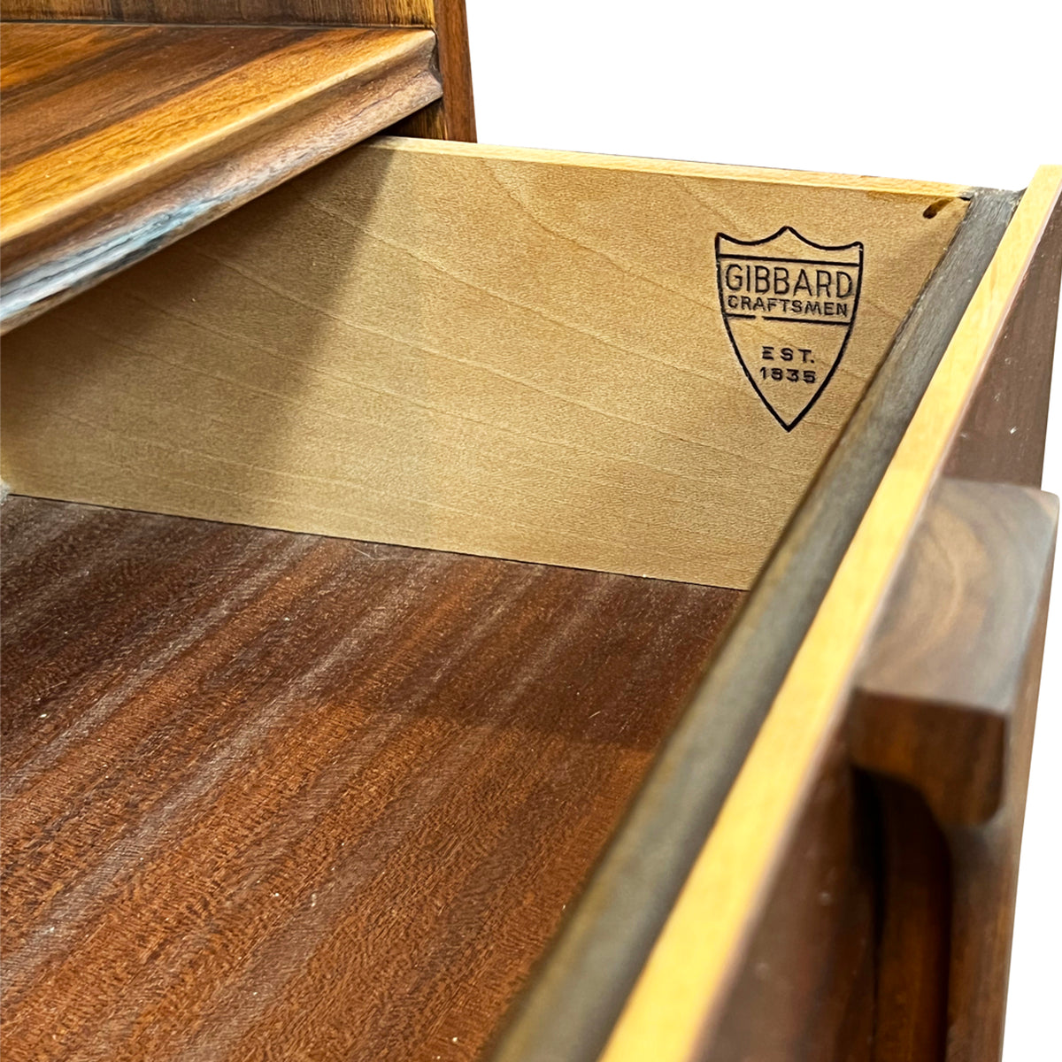 Walnut Nightstand by Gibbard
