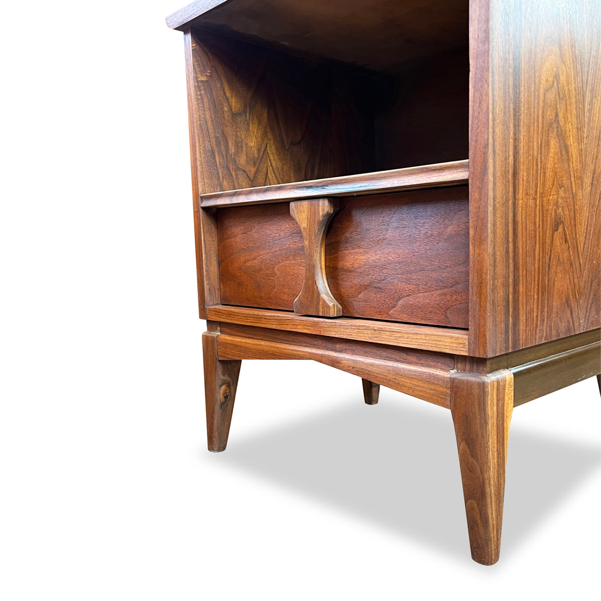 Walnut Nightstand by Gibbard