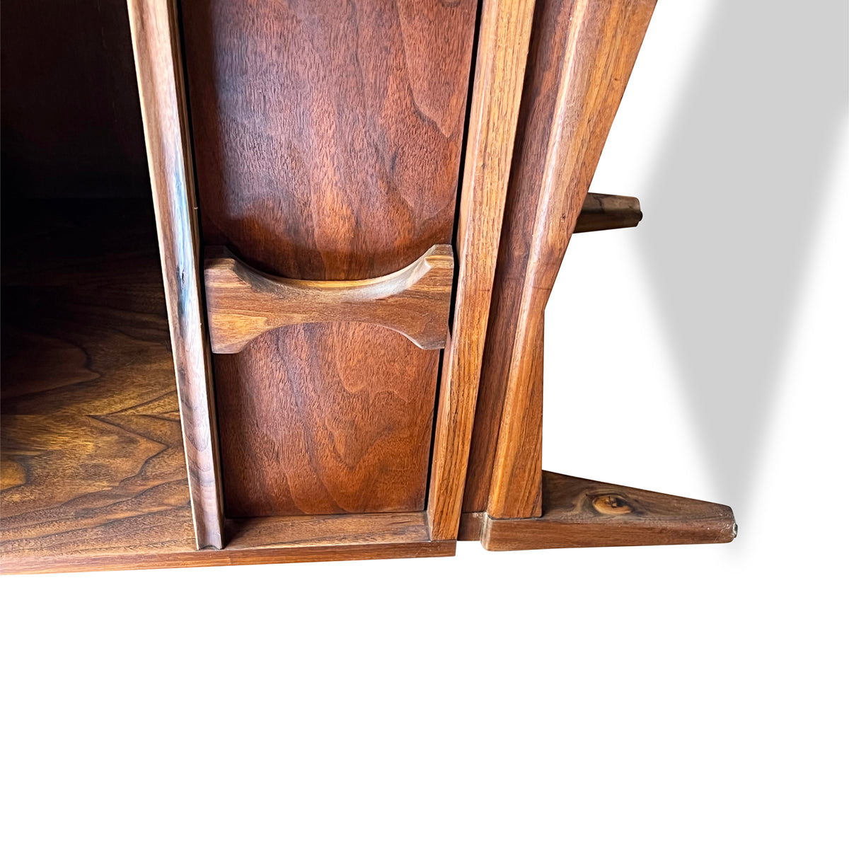 Walnut Nightstand by Gibbard