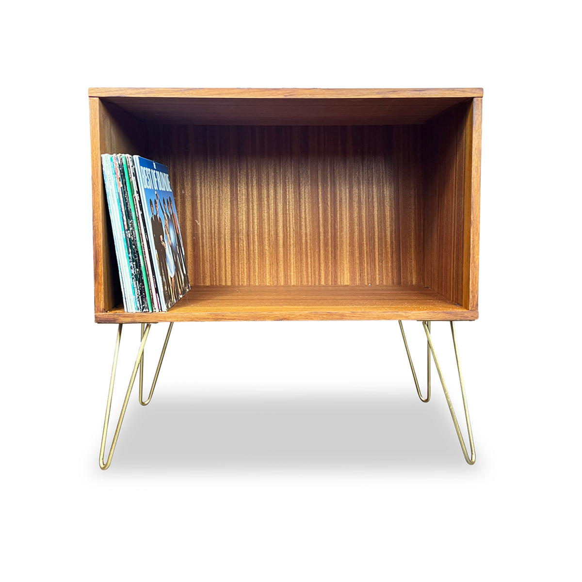 Teak Record Cabinet