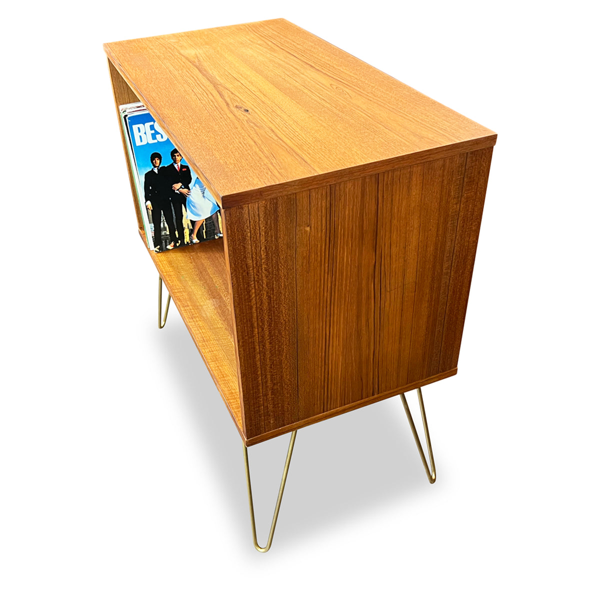 Teak Record Cabinet
