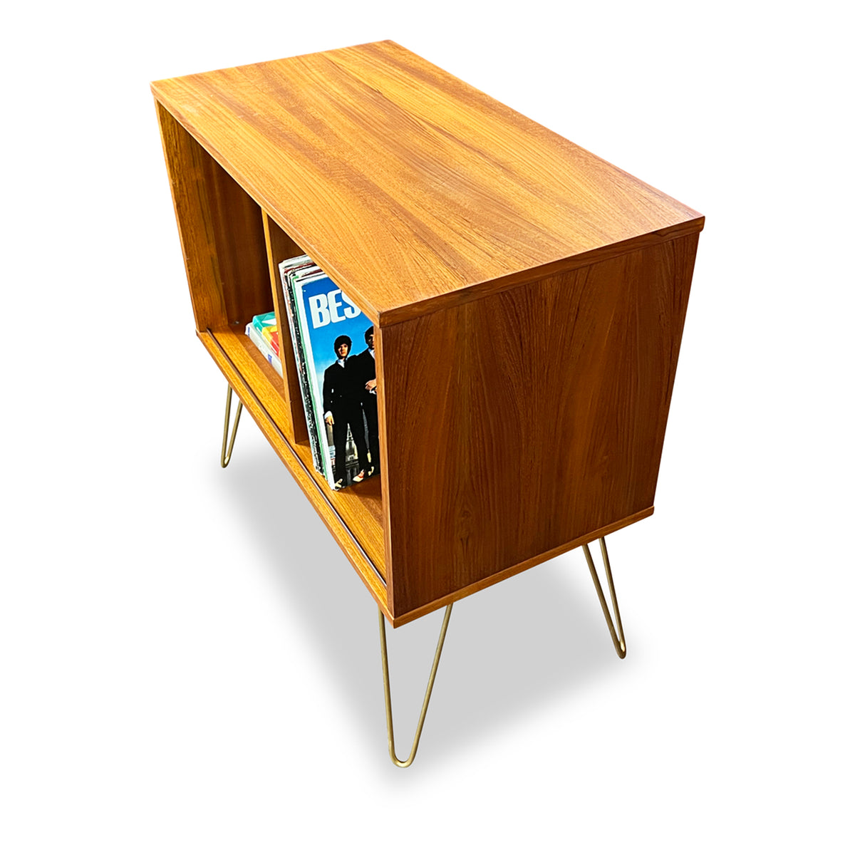 Teak Record Cabinet