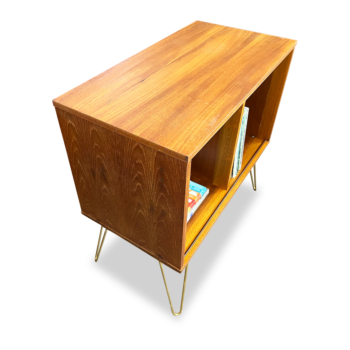 Teak Record Cabinet
