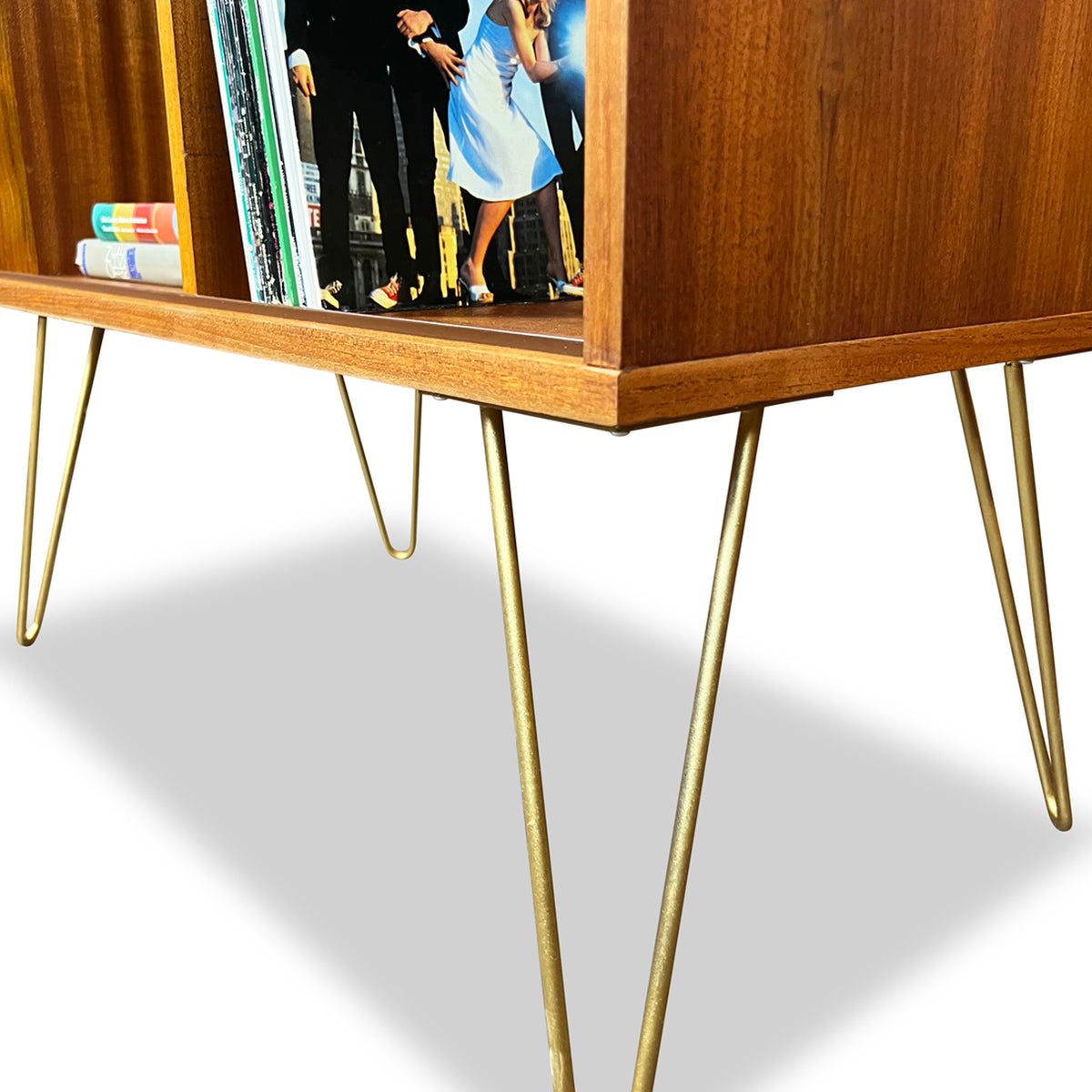 Teak Record Cabinet