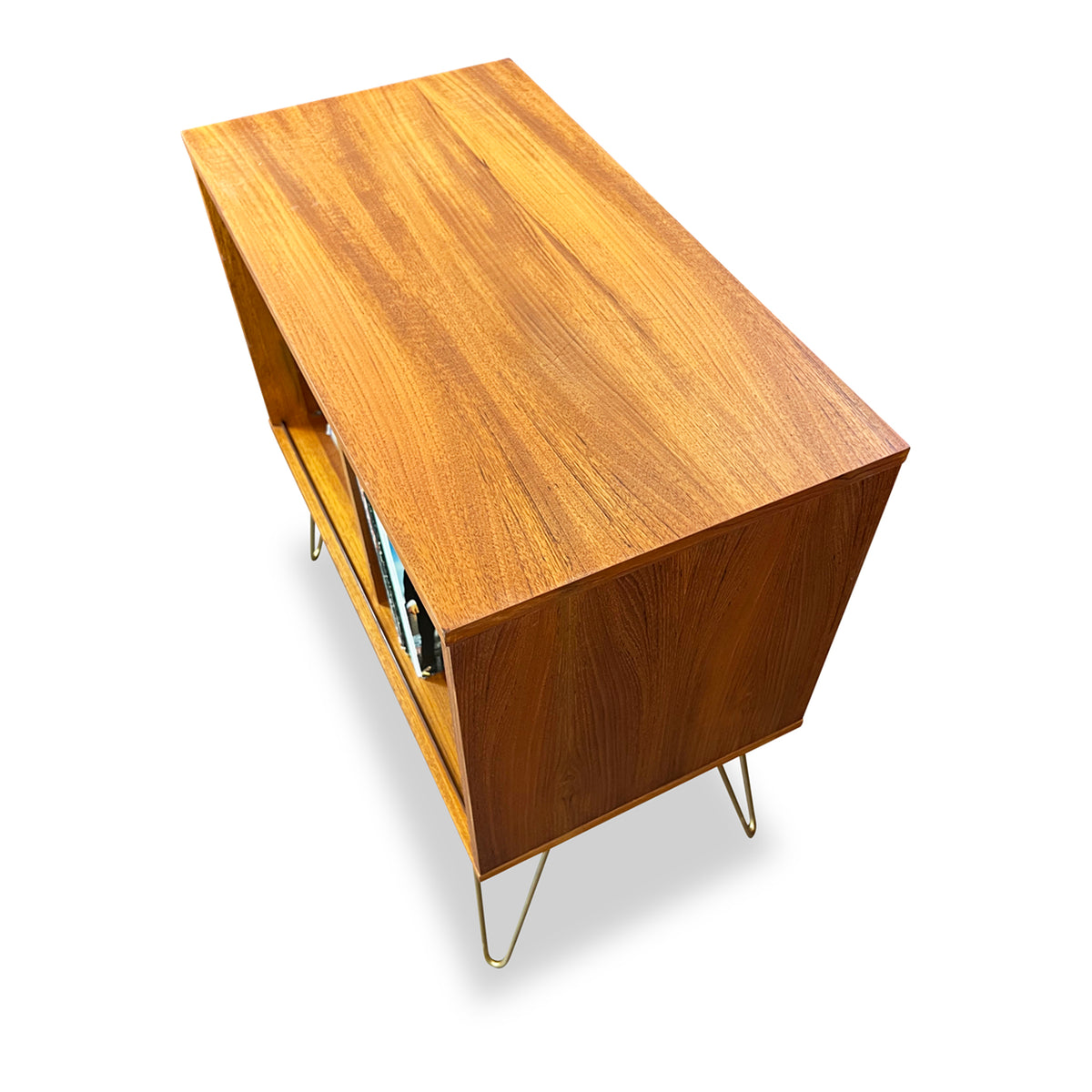 Teak Record Cabinet