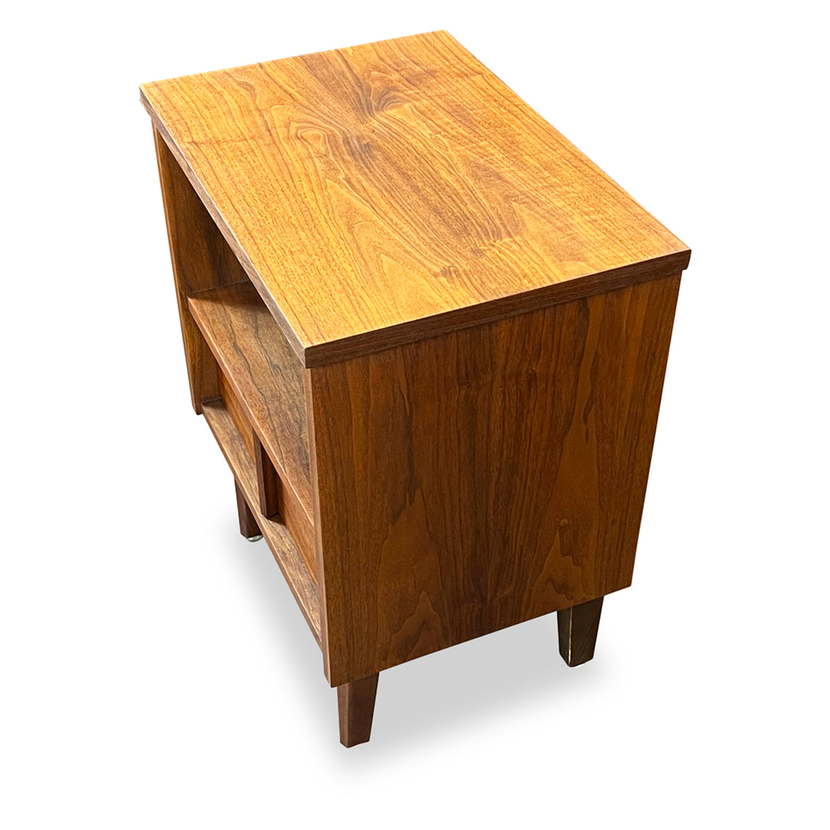 Walnut Nightstand by Gibbard