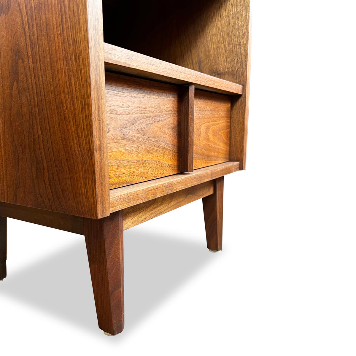 Walnut Nightstand by Gibbard