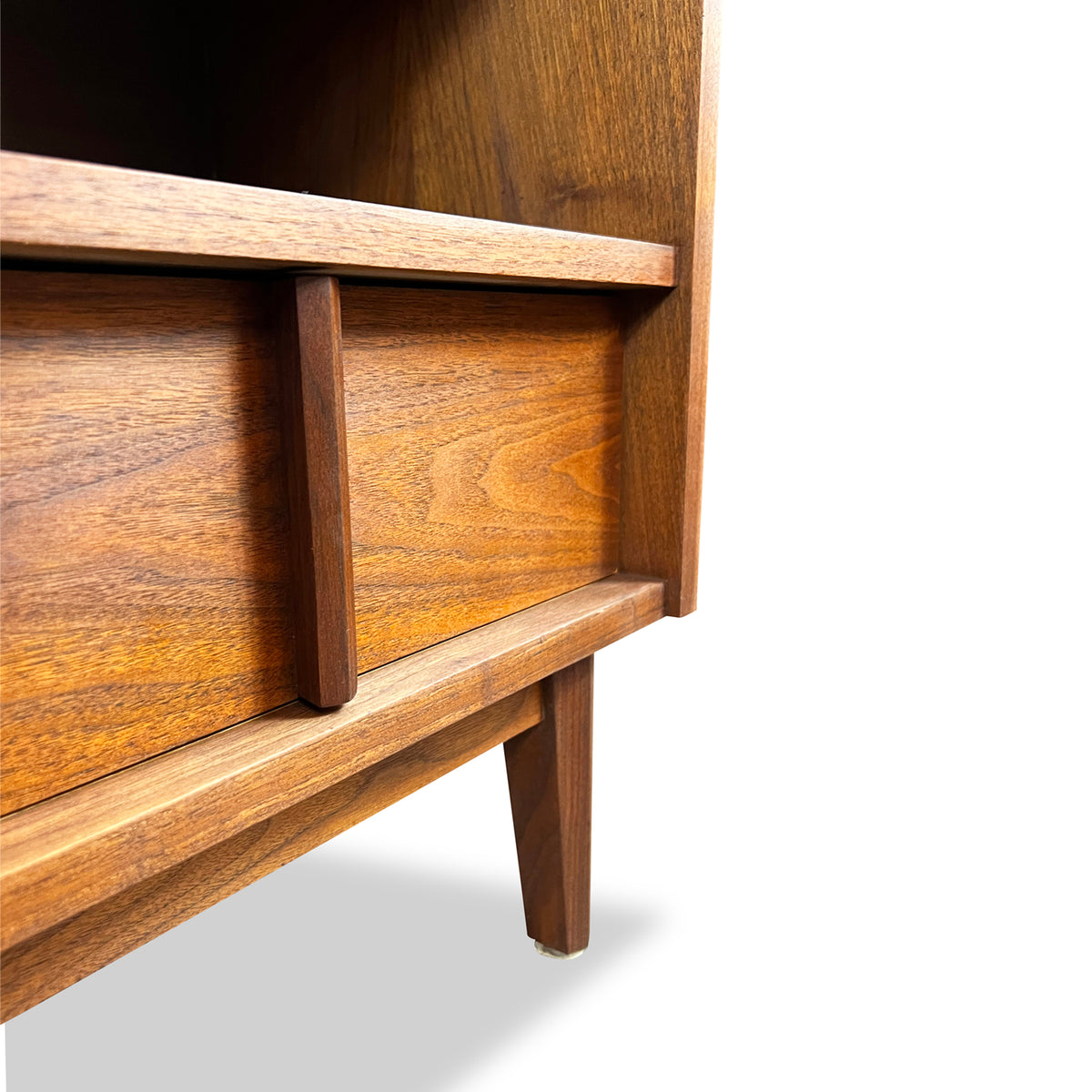 Walnut Nightstand by Gibbard