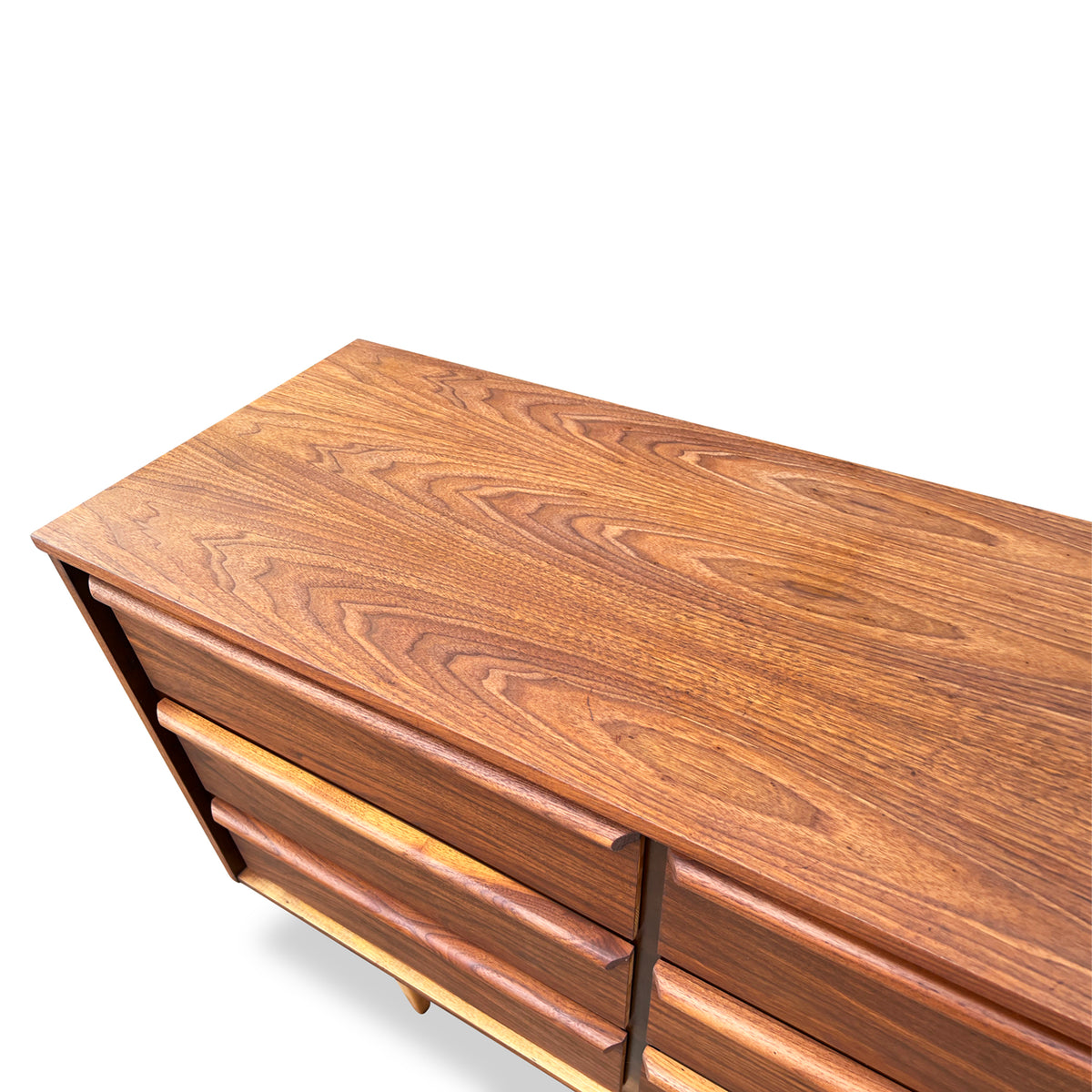 Walnut Nine Drawer Dresser by HPL