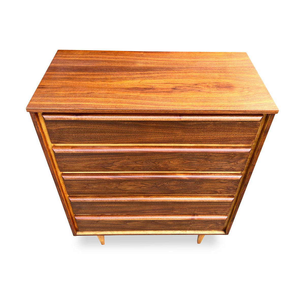 HPL Walnut Chest of Drawers