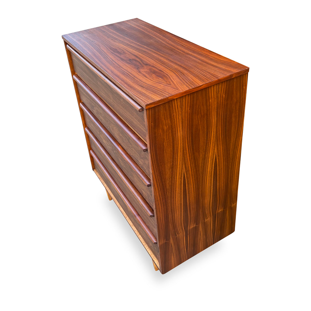 HPL Walnut Chest of Drawers