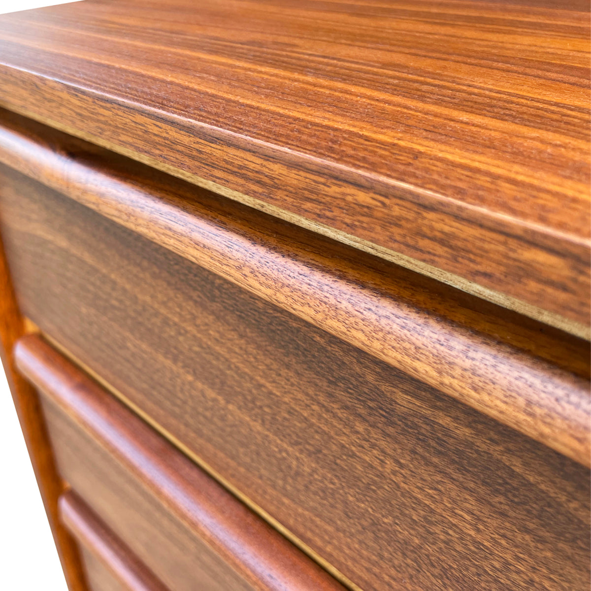 HPL Walnut Chest of Drawers