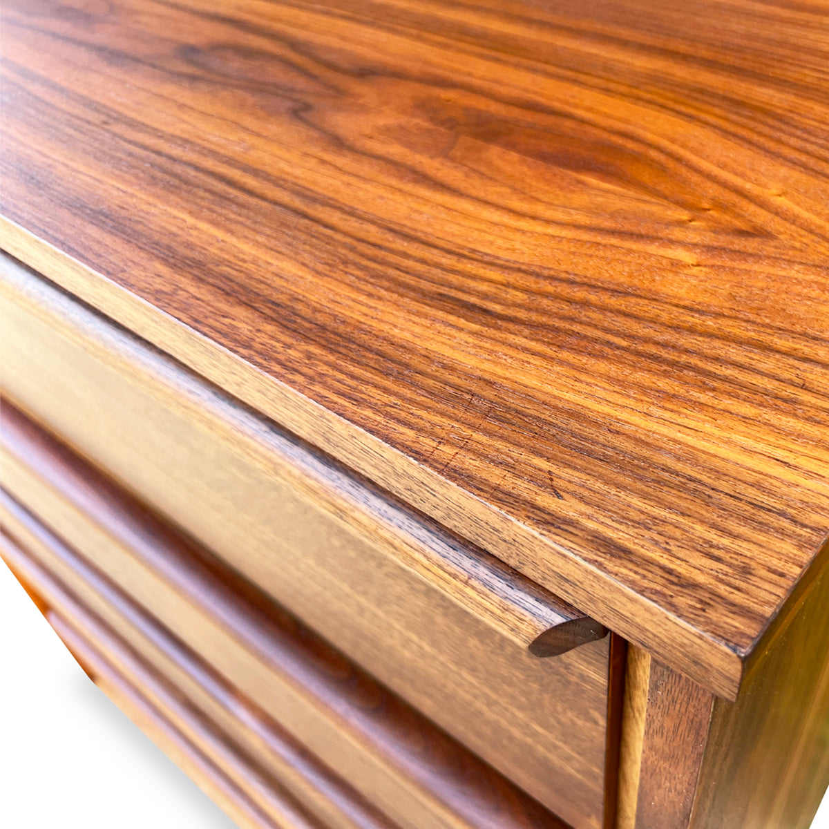HPL Walnut Chest of Drawers