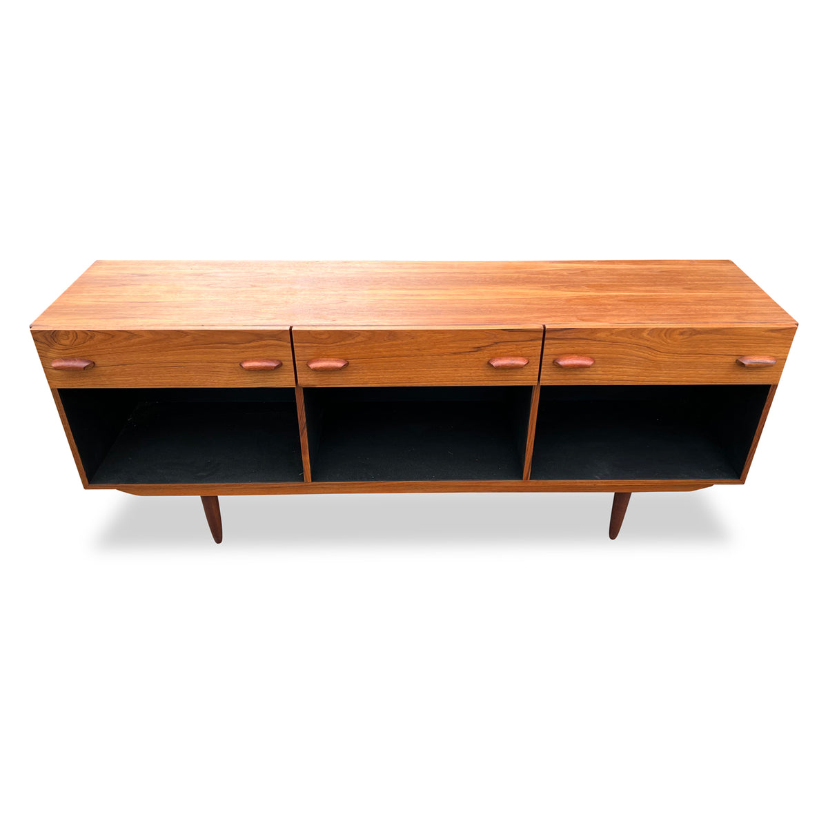 Teak Record Cabinet/Open Sideboard