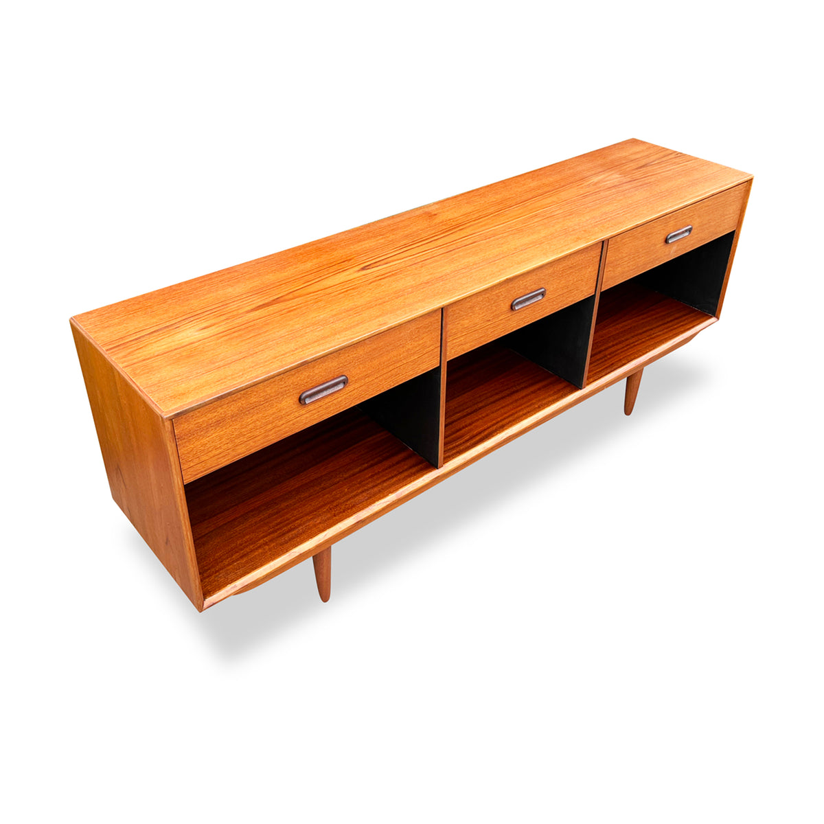 Teak Record Cabinet/Open Sideboard