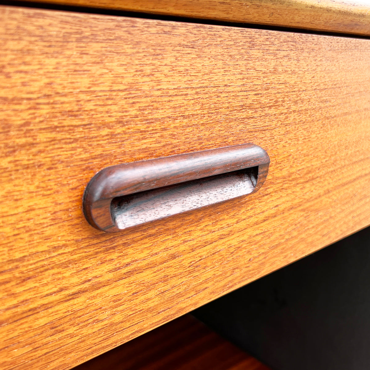 Teak Record Cabinet/Open Sideboard