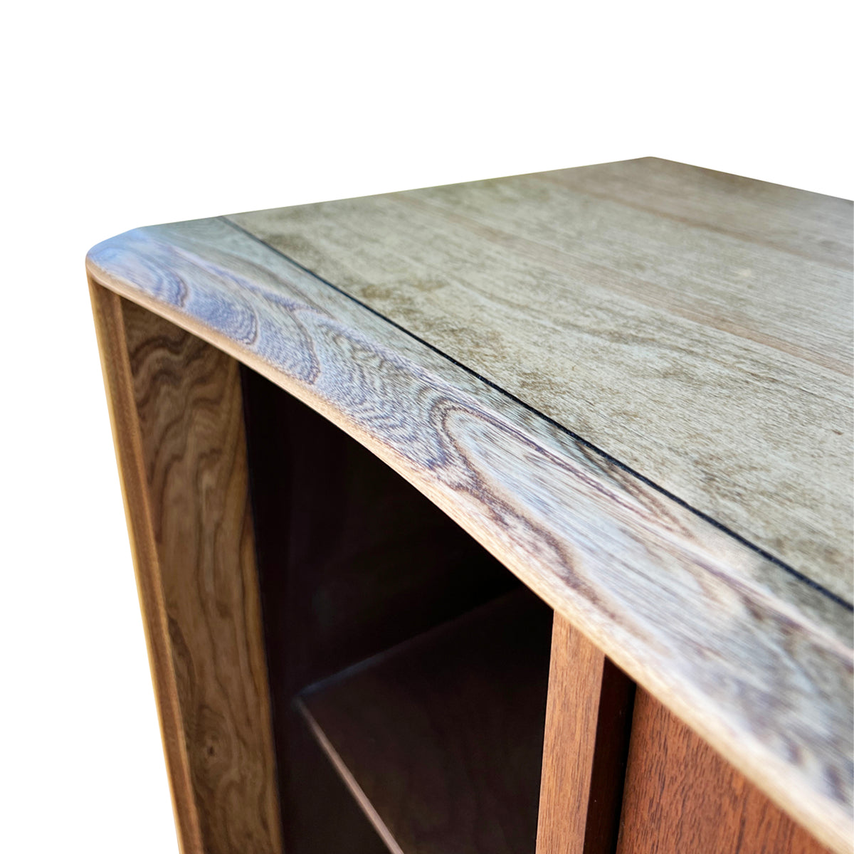 Walnut and Ash Bookcase by Deilcraft