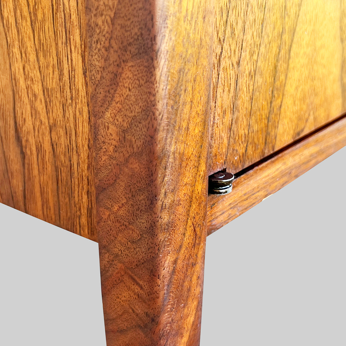 Walnut Compact Record Cabinet