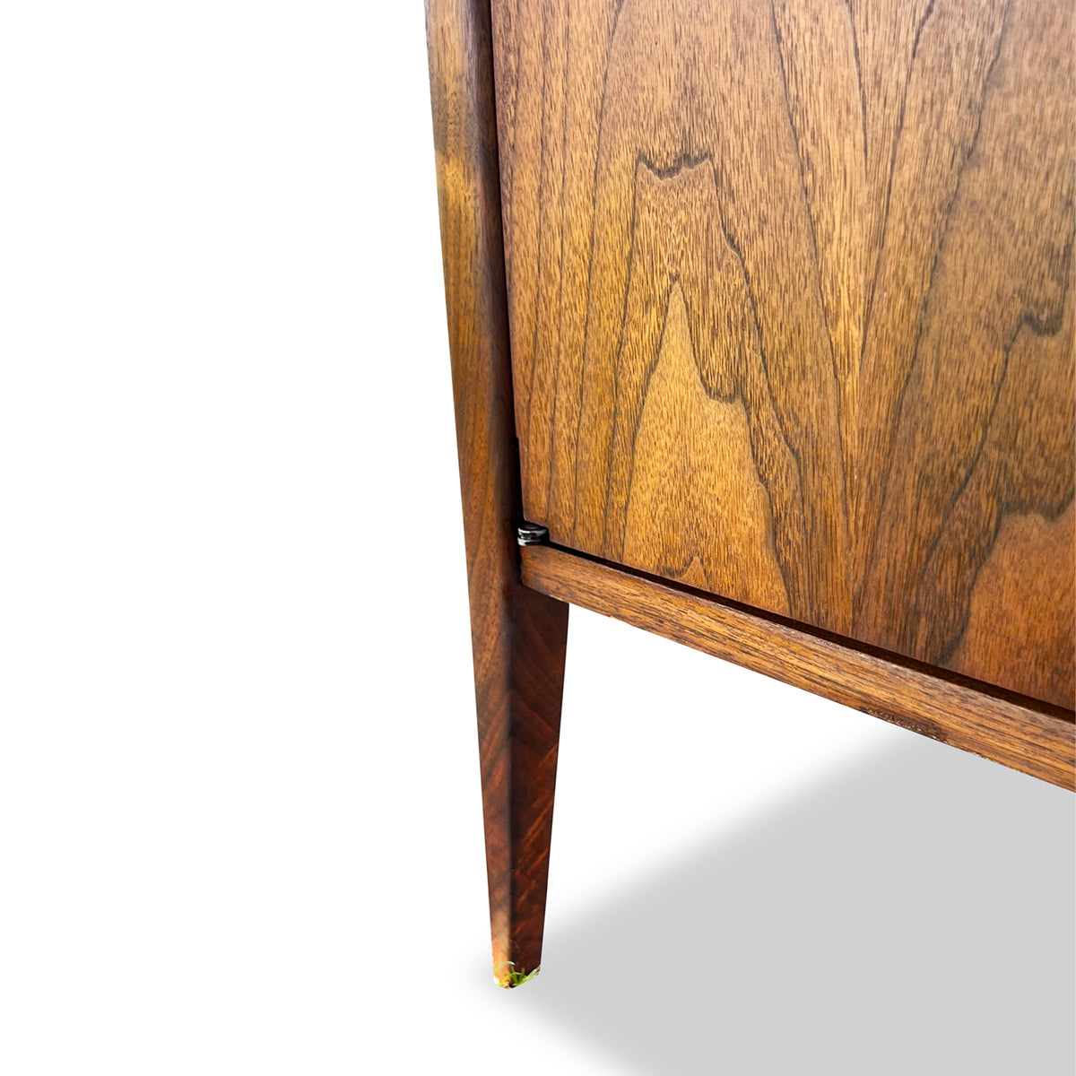 Walnut Compact Record Cabinet