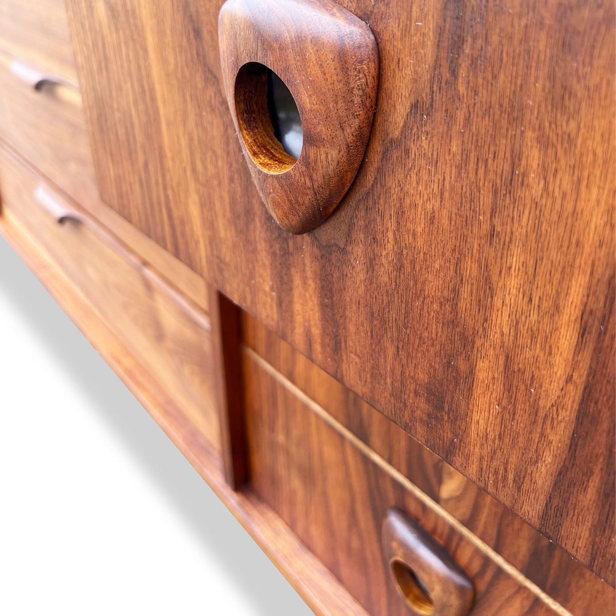 Walnut Nine Drawer Dresser
