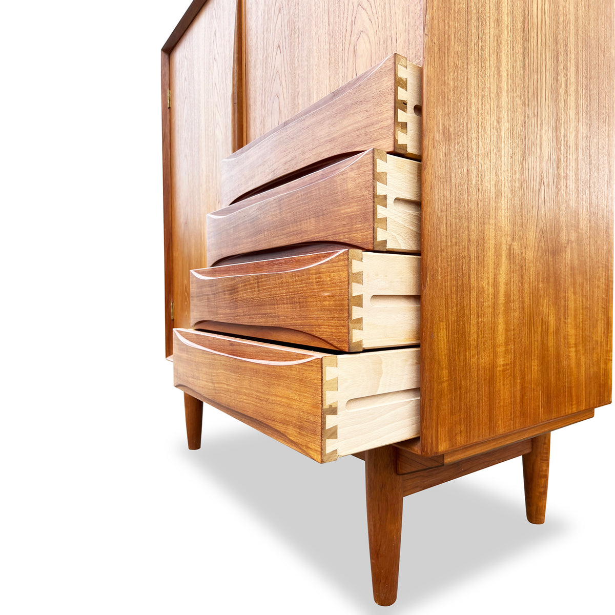Teak Upright Cabinet by Dyrlund