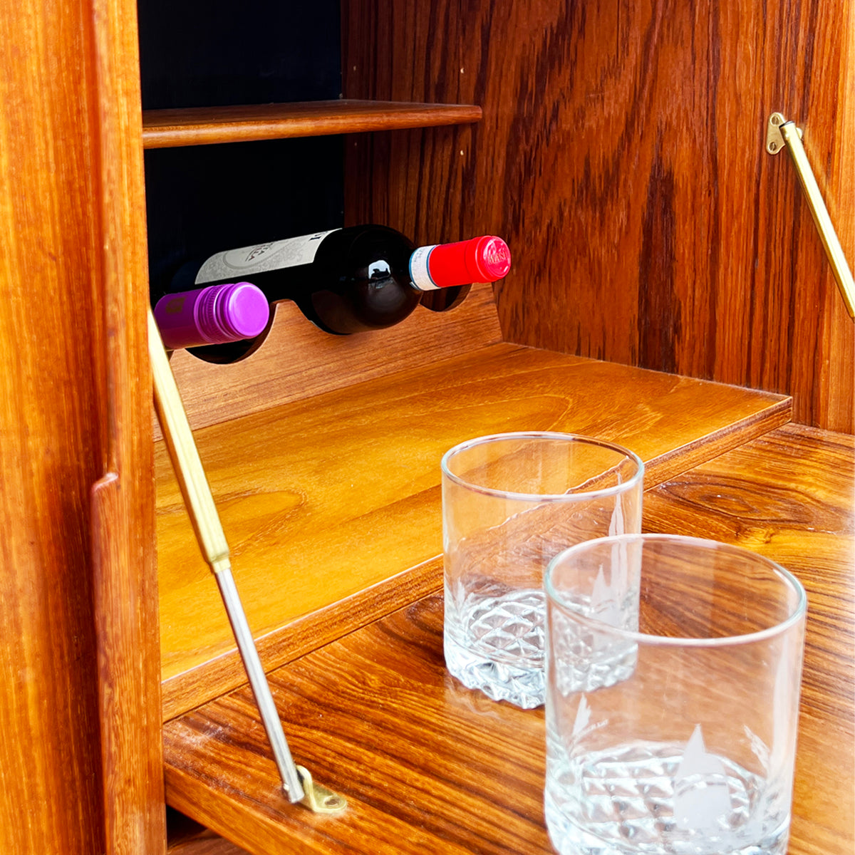 Teak Upright Cabinet by Dyrlund