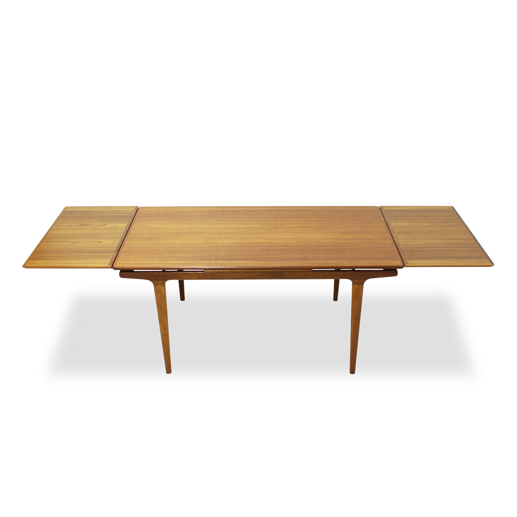 Teak Extendable Dining Table by Johannes Andersen