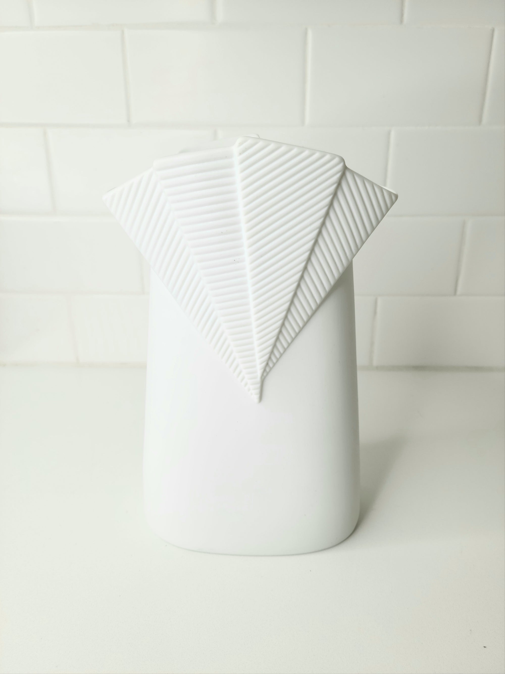 West German Bisque Vase by M. Frey