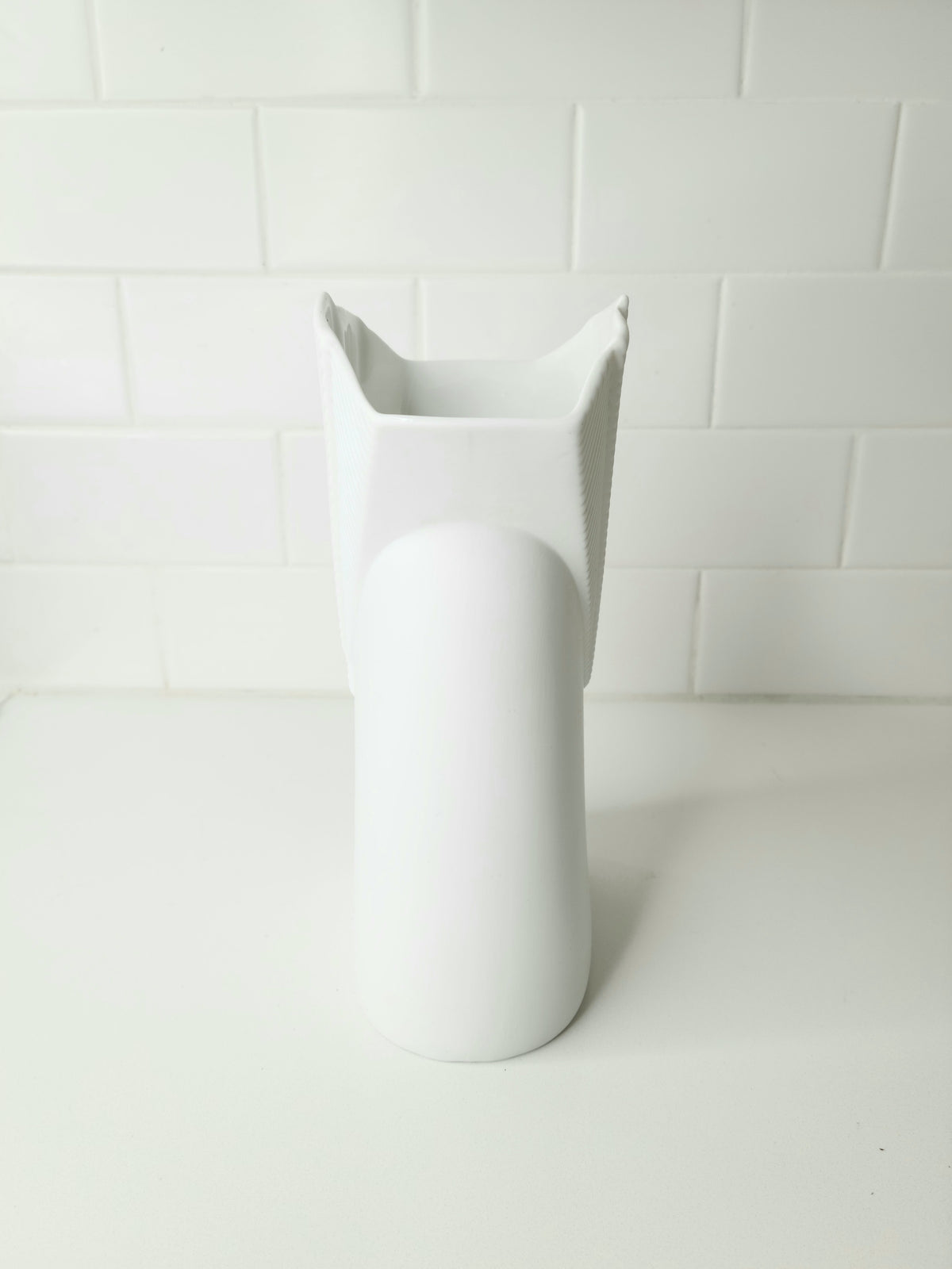 West German Bisque Vase by M. Frey