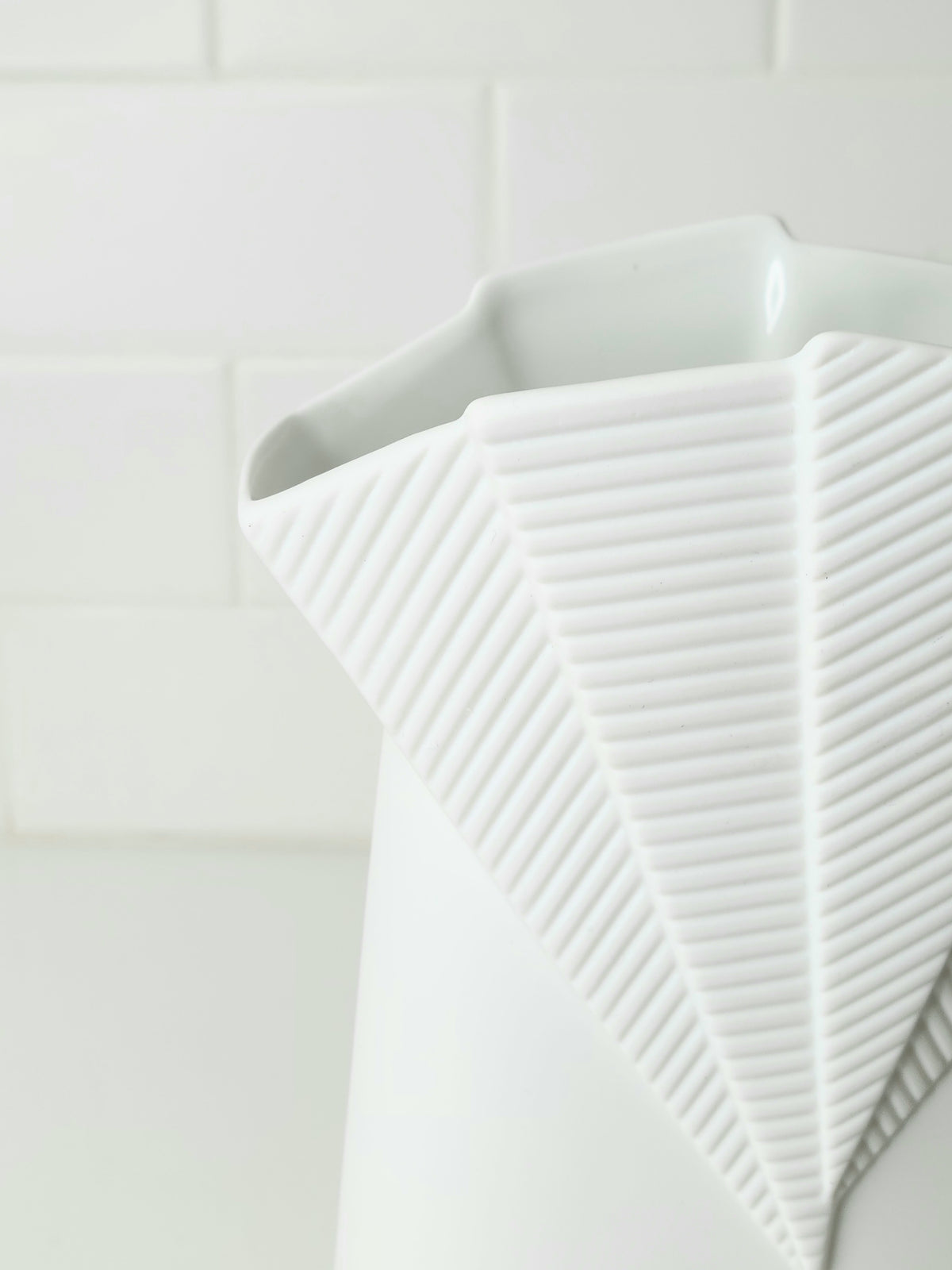 West German Bisque Vase by M. Frey