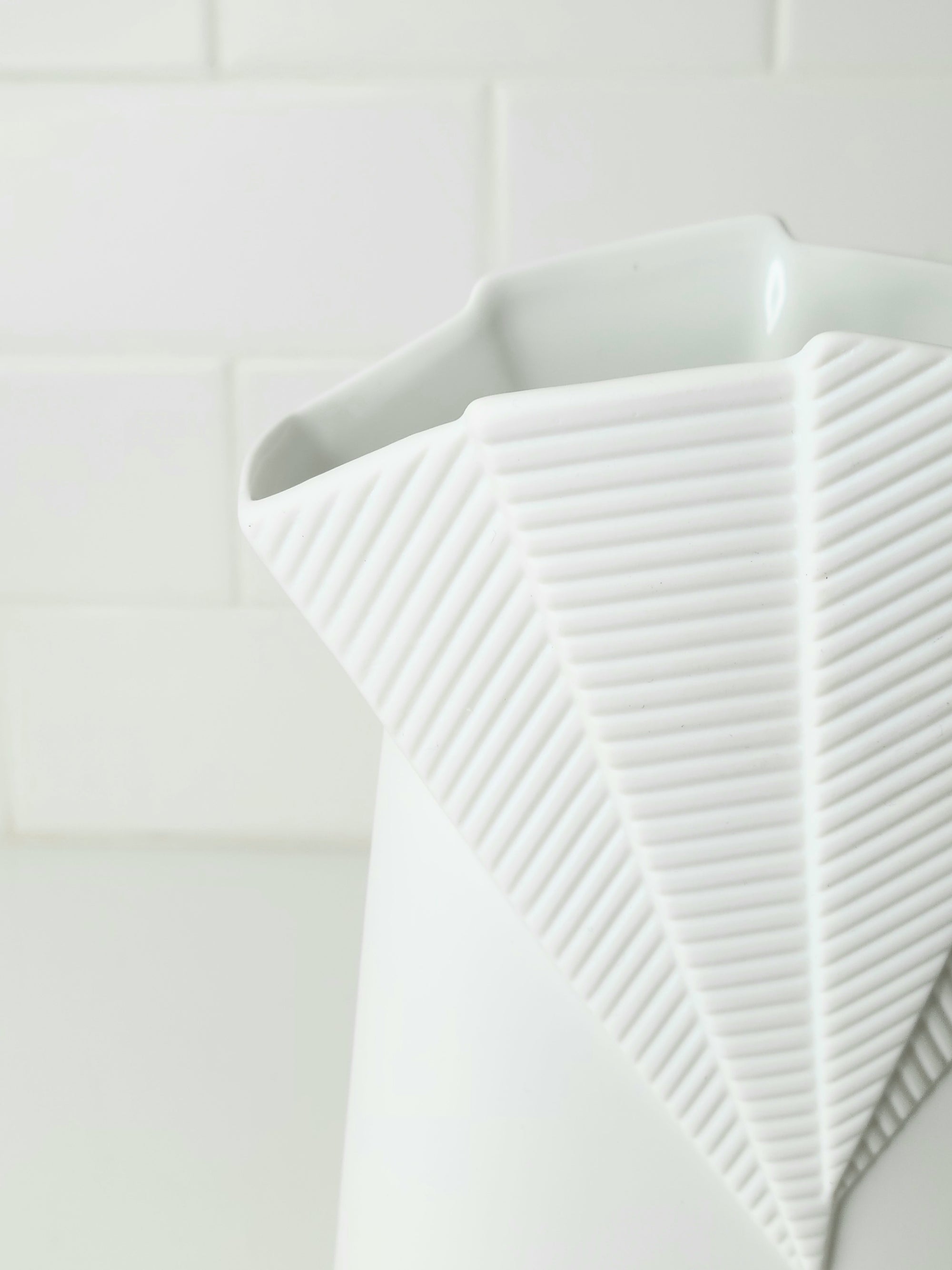 West German Bisque Vase by M. Frey