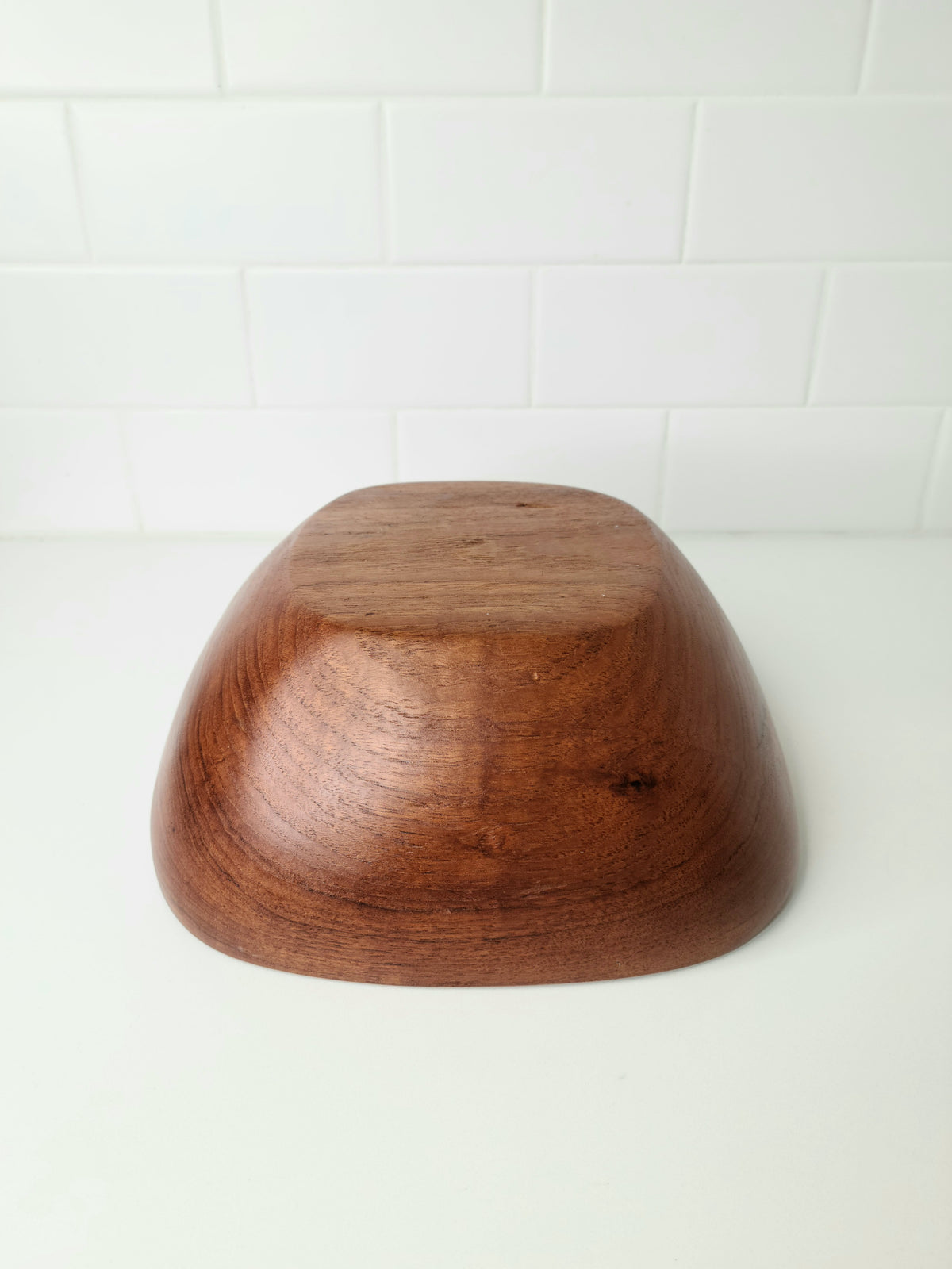 Vintage Solid Teak Salad Bowl