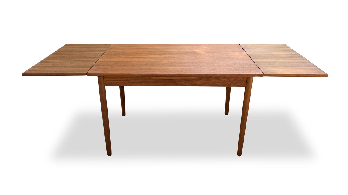 Teak Draw Leaf Table