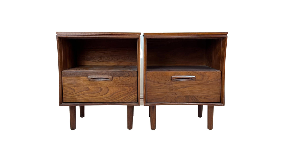 Solid Teak Nightstands by Imperial